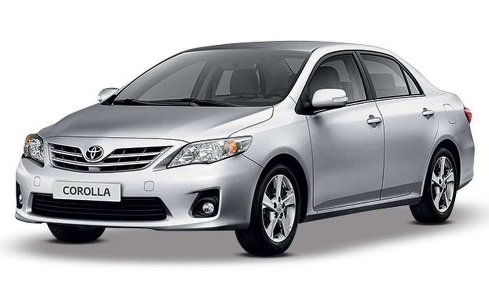 Na frota pessoal de Jair Bolsonaro está um Toyota Corolla 2014 (Foto: Toyota) — Foto: Auto Esporte