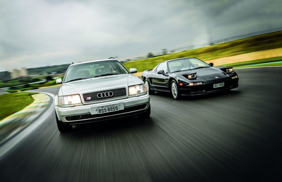 Aceleramos o Audi S4 Avant e o Honda NSX de Ayrton Senna em Interlagos (Foto: Rafael Munhoz) — Foto: Auto Esporte