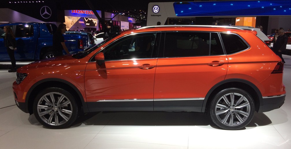 Volkswagen Tiguan de 7 lugares — Foto: Peter Fussy / G1