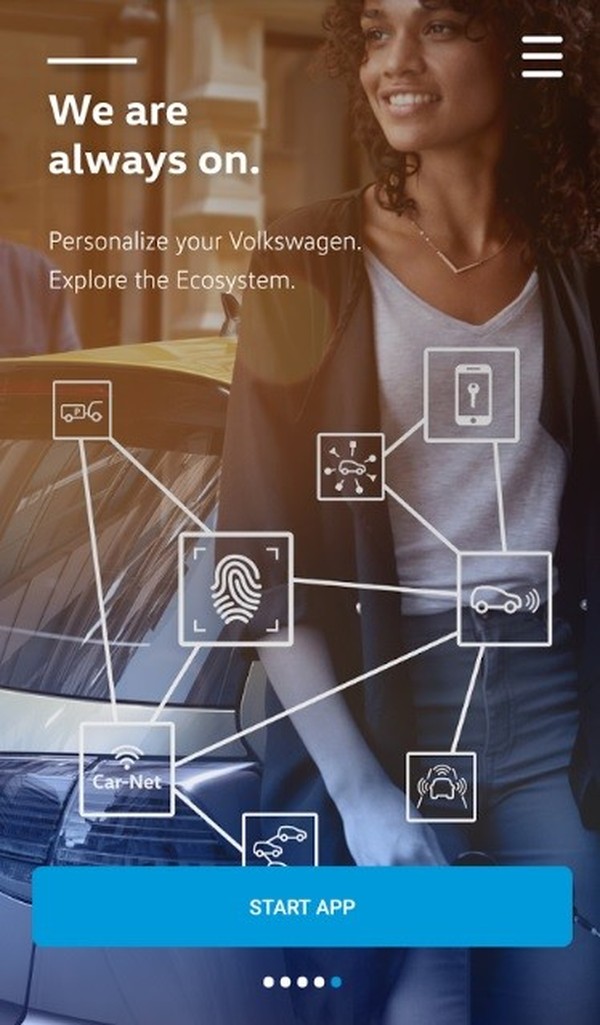Volkswagen mostra aplicativo do futuro na CES 2017