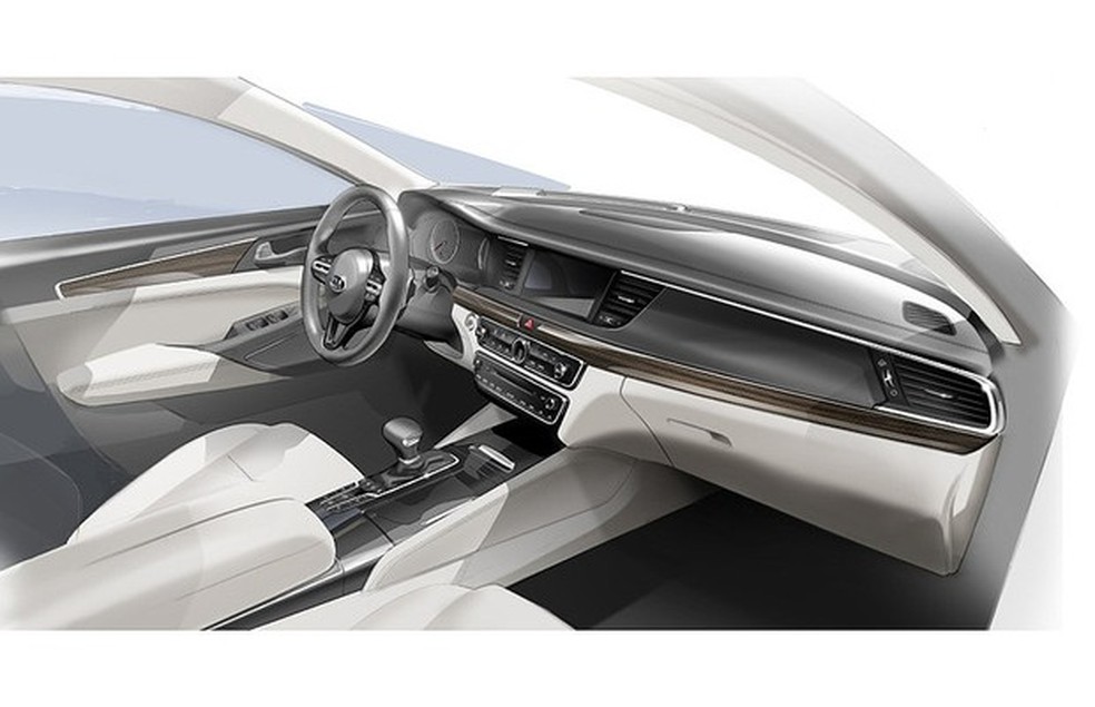 Kia Cadenza 2017 (Foto: Divulgação) — Foto: Auto Esporte