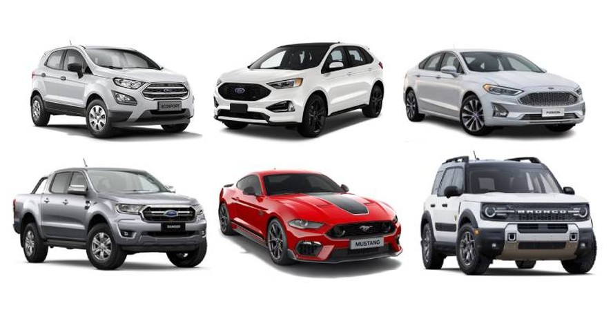 RECALL: Ecosport, Edge, Fusion, Mustang, Ranger e Bronco Sport