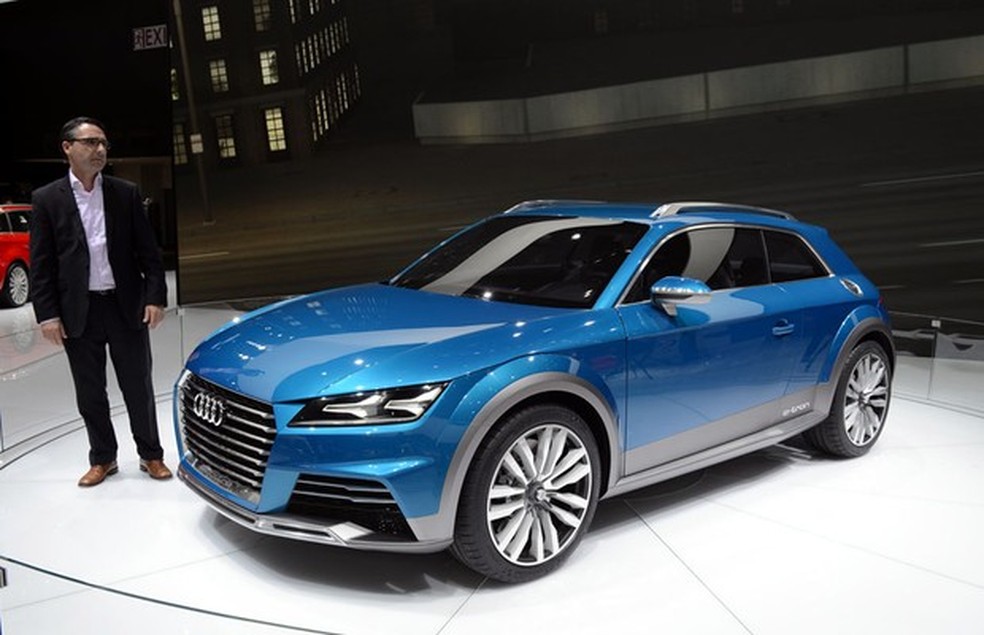 Audi A1 E-tron conceito no Salão de Detroit 2014 (Foto: Divulgação) — Foto: Auto Esporte