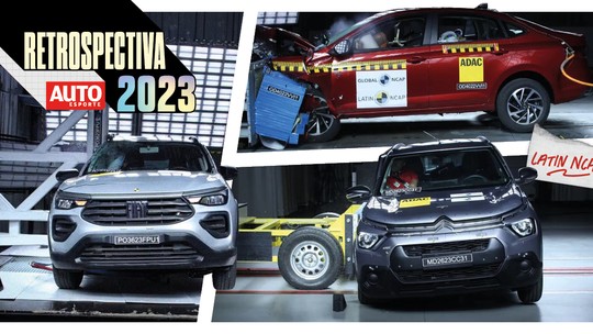 Retrospectiva: Os carros mais e menos seguros testados no Brasil em 2023