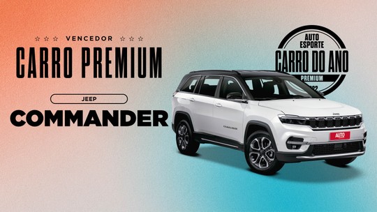 Jeep Commander é eleito o Carro Premium do Ano 2022