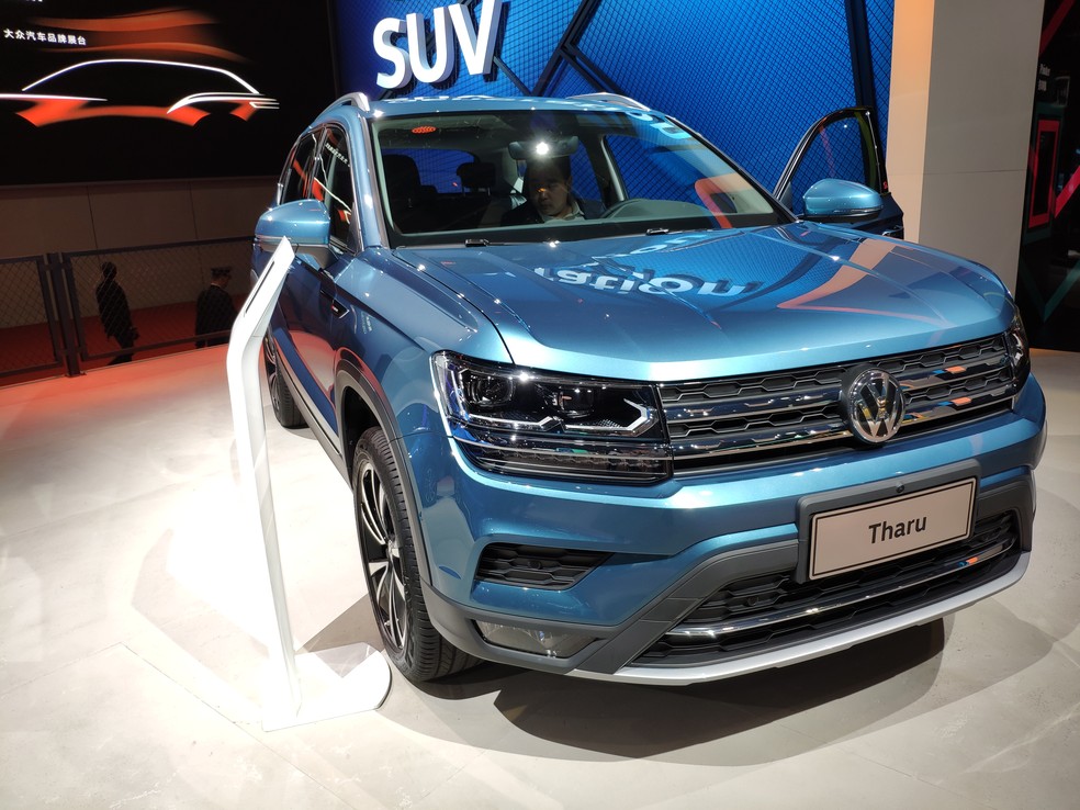 Volkswagen Tarek no Salão de Xangai 2019 — Foto: André Paixão/G1