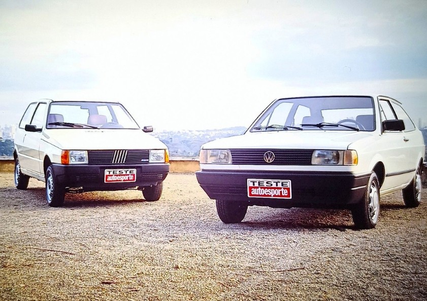 Volkswagen Gol CL x Fiat Uno Mille: comparativo polêmico foi além das ruas