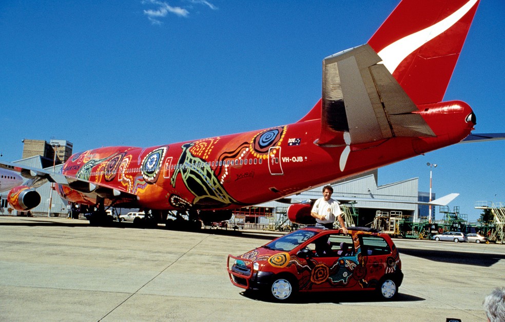 Dupla de artistas fez pintura especial no Renault Twingo  — Foto: Divulgação