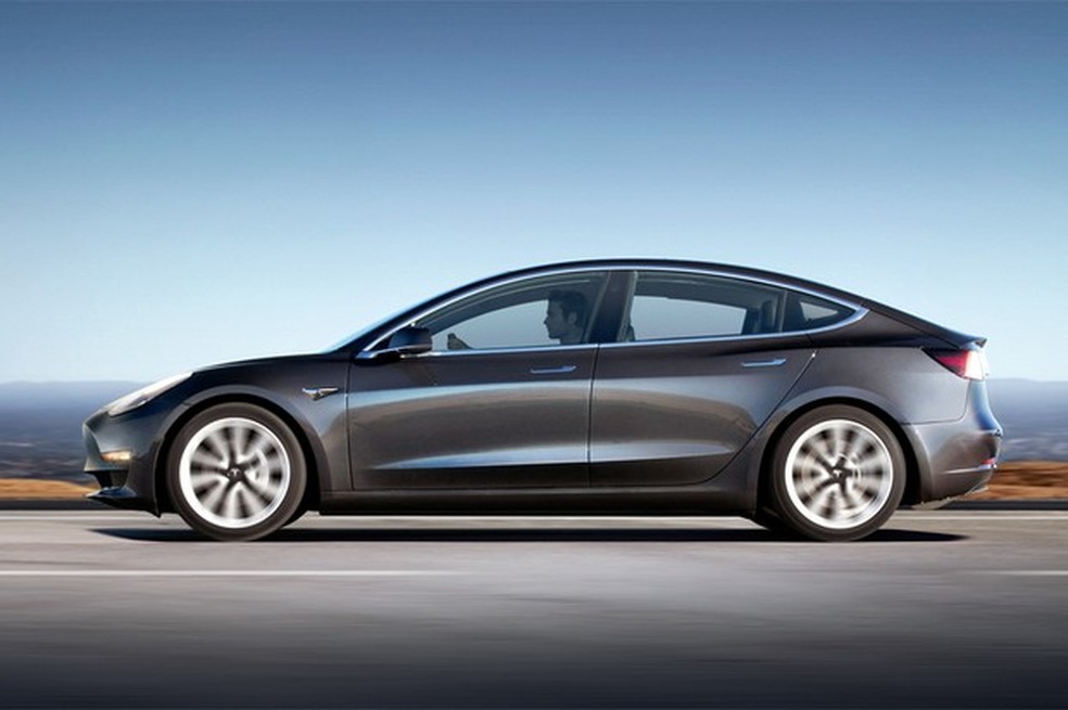 Tesla Model 3 (Foto: Divulgação) — Foto: Auto Esporte