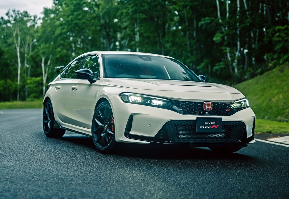 Honda Civic Type R 2023 tem visual exclusivo — Foto: Divulgação 