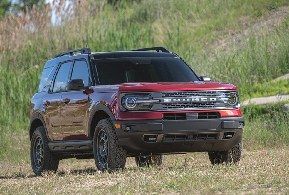 Ford Bronco Sport deve chegar em maio já como linha 2022 e com preço inicial na faixa dos R$ 200 mil — Foto: Divulgação
