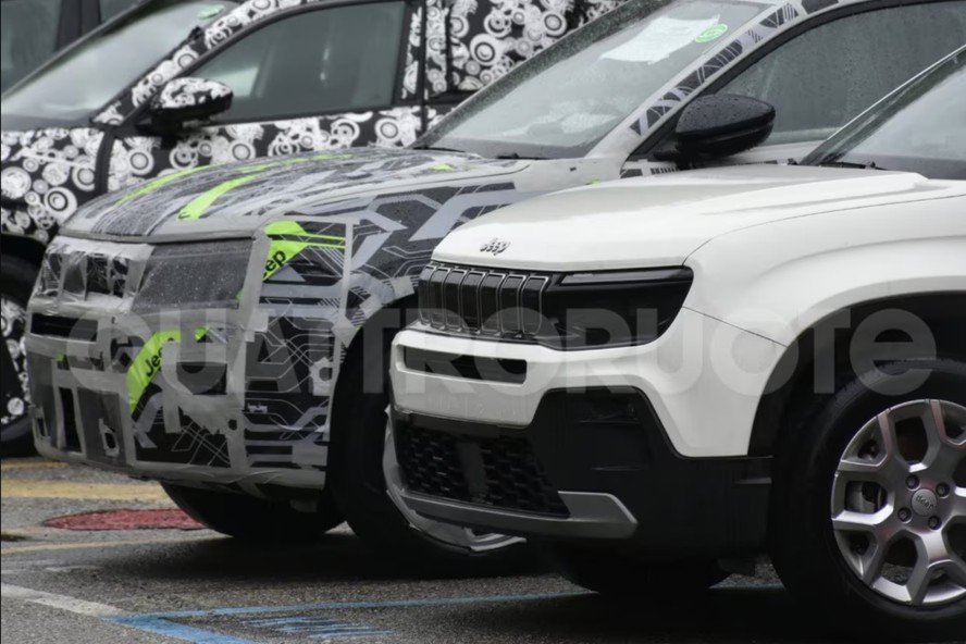 Novo Jeep Avenger roda camuflado em testes