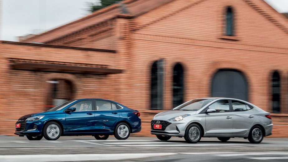 Teste Comparativo: Chevrolet Onix Plus e Hyundai HB20S sobrevivem