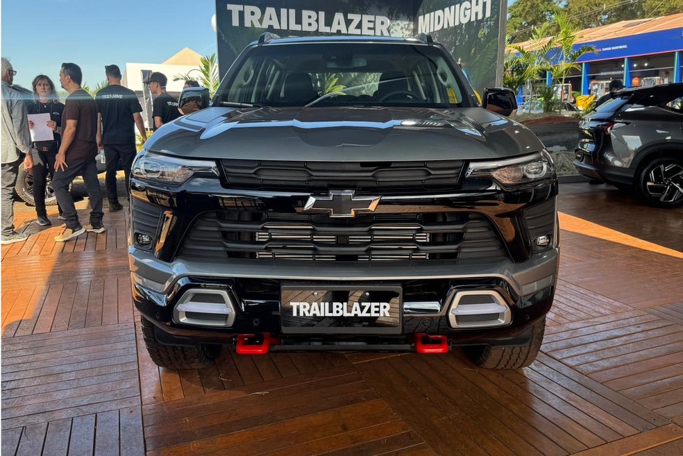 Chevrolet Trailblazer Midnight ainda não teve seu preço divulgado — Foto: Vitória Drehmer/Auto News Brasil