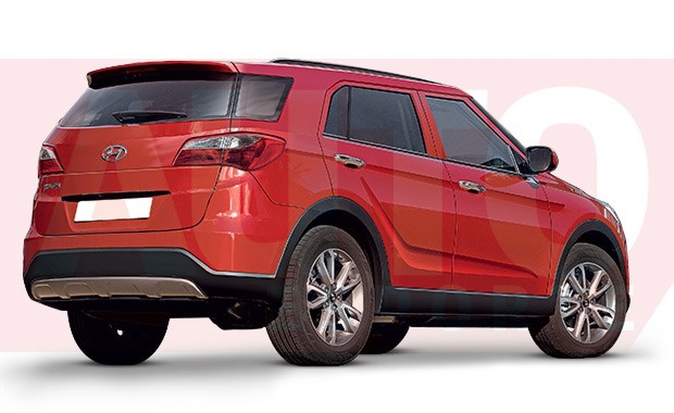 Projeção: Hyundai ix25 (Foto: Auto News Brasil) — Foto: Auto Esporte