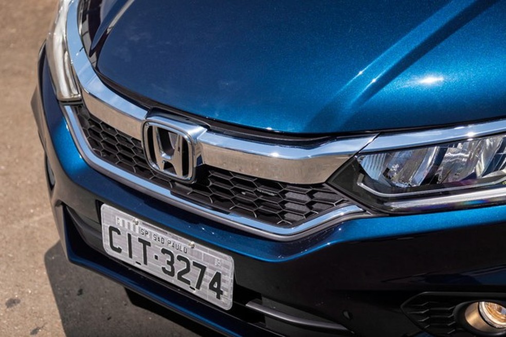 Grade frontal é chamada pela Honda de solid wing (ou asa sólida, em bom português) (Foto: Leo Sposito/Auto News Brasil) — Foto: Auto Esporte