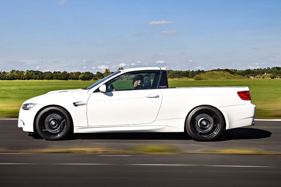 BMW M3 Pickup de 2011 era rápida e ainda carregava até 450 kg na caçamba (Foto: Divulgação) — Foto: Auto Esporte