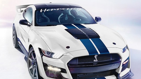 Ford Mustang GT 500 preparado pela Hennessey chega a 1.217 cv