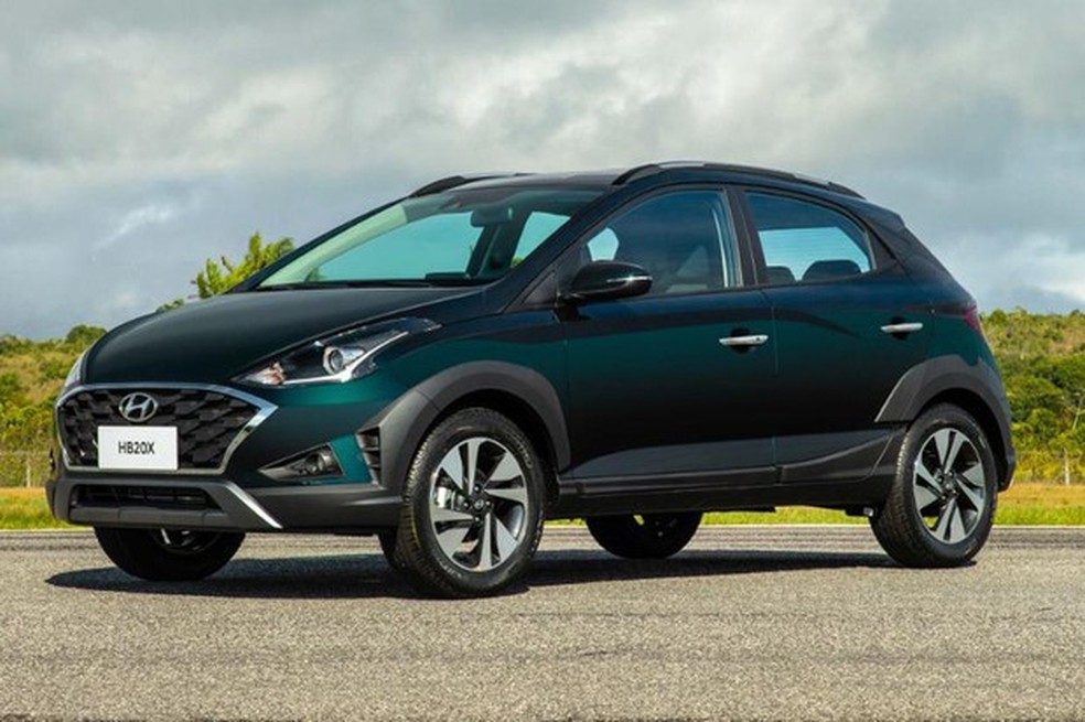 Novo Hyundai HB20X tem estilo muito parecido com o do conceito Saga (Foto: Divulgação) — Foto: Auto Esporte