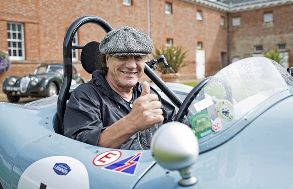 Brian Johnson do AC/DC (Foto: Reprodução) — Foto: Auto Esporte