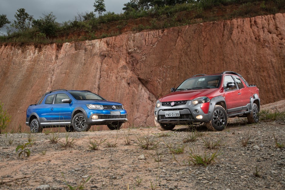 Nova Volkswagen Saveiro Cross enfrenta Fiat Strada Adventure Extreme