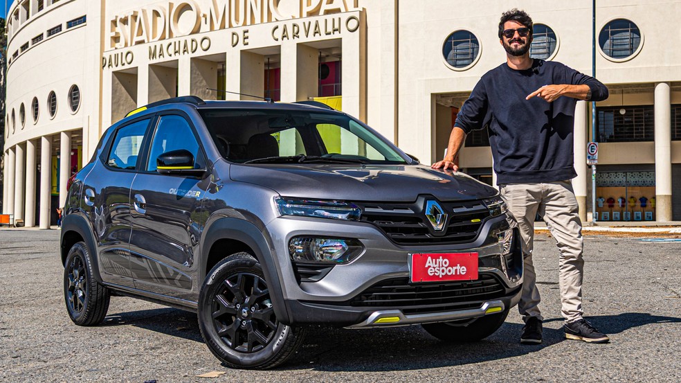 Renault Kwid Outsider se destaca por ser um carro econômico — Foto: Renato Durães/Auto News Brasil
