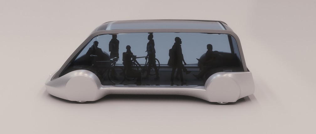 Prioridade nos túneis da Boring Company será para transporte de pedestres e ciclistas — Foto: Divulgação