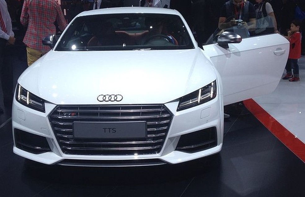 Audi TT 2015 no Salão de Paris (Foto: Aline Magalhães / Auto News Brasil) — Foto: Auto Esporte