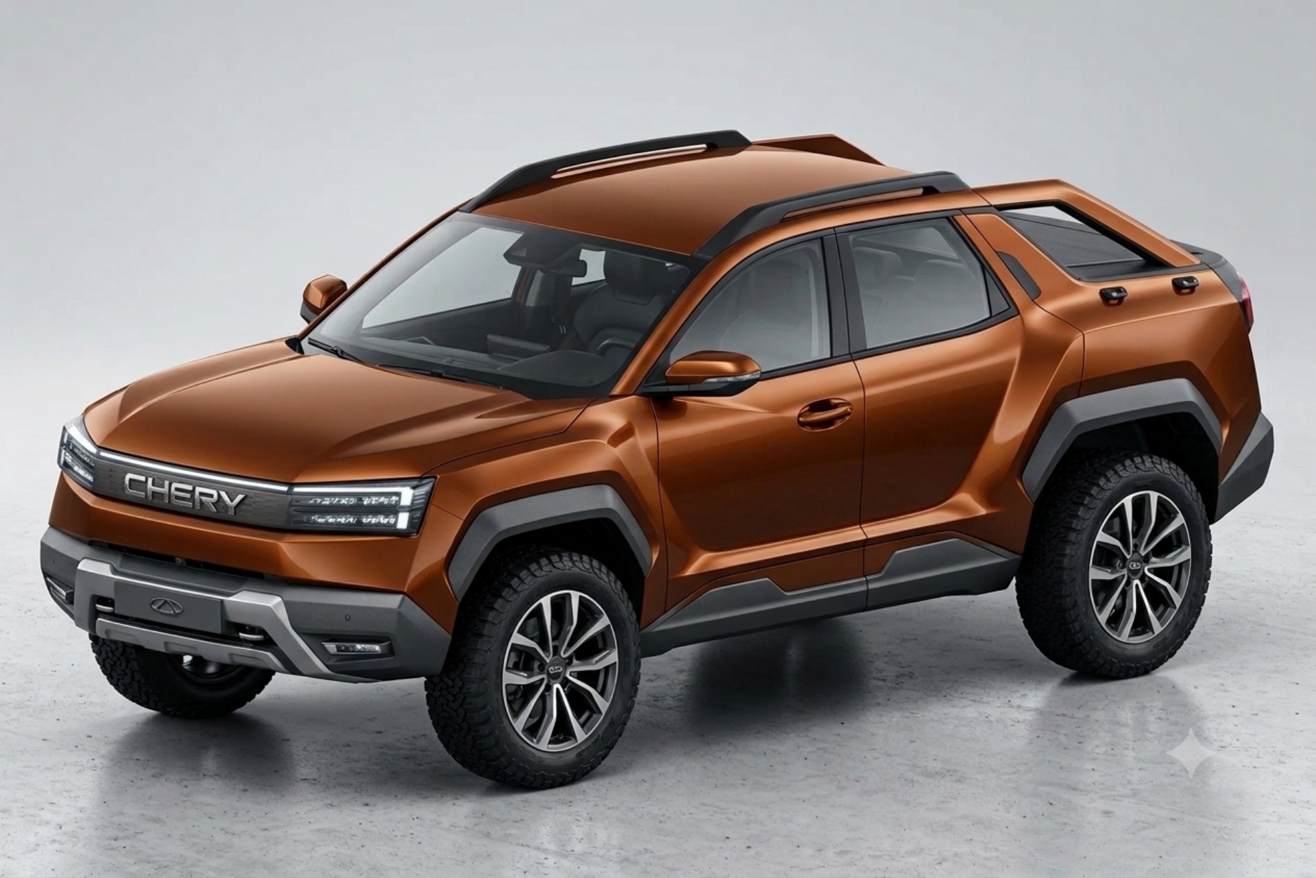 Chery prepara picape da família Tiggo contra Fiat Toro e BYD Mako