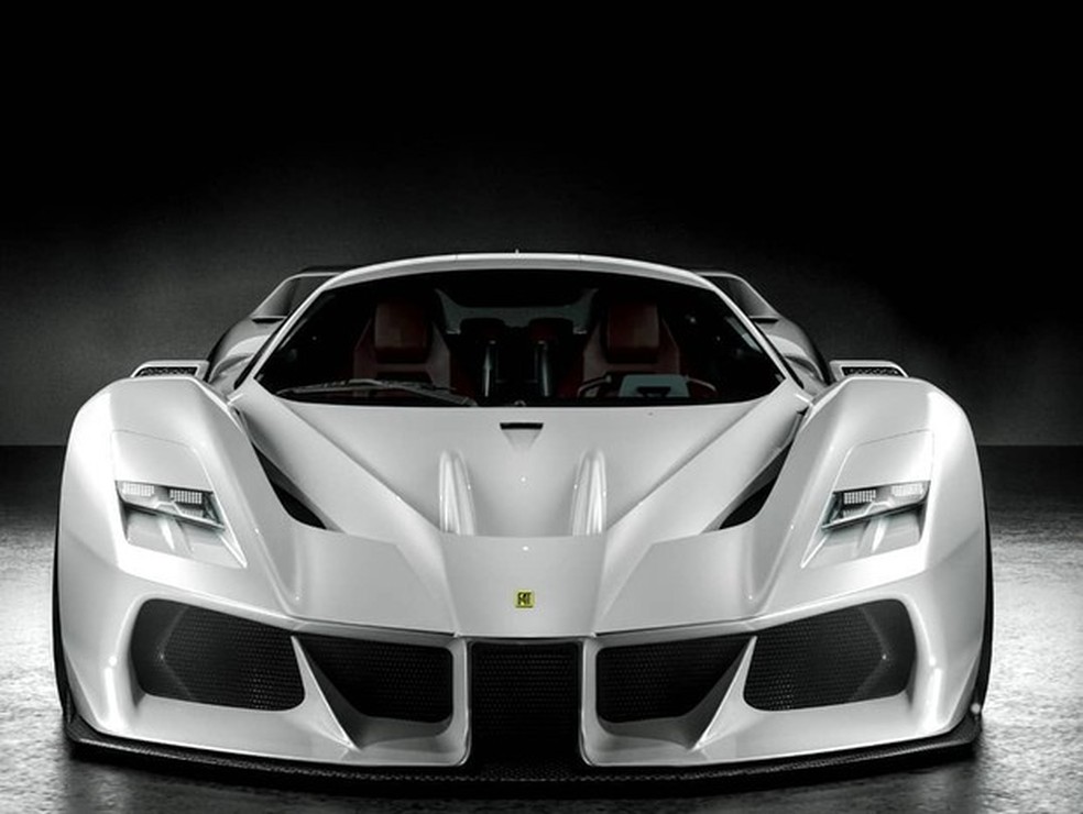 Designer da Lamborghini recria a icônica Ferrari F40 (Foto: Reprodução / Instagram) — Foto: Auto Esporte