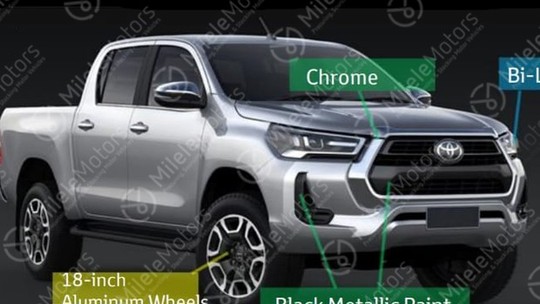 Nova Toyota Hilux surge antes da hora e pode estrear no Brasil ainda em 2020  