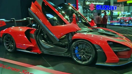 VÍDEO: G1 passeia pelo Salão do Automóvel e mostra Ferrari de R$ 3,7 milhões e mais destaques