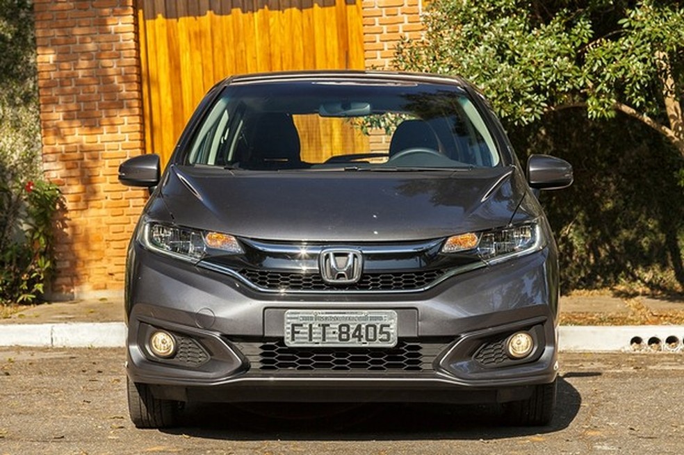 Honda Fit foi reestilizado no fim de 2017 (Foto: Leo Sposito/Auto News Brasil) — Foto: Auto Esporte