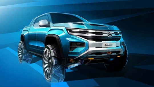 Volkswagen mostra esboço da nova Amarok, que será criada junto com a Ford Ranger