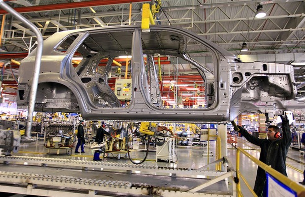 ix35 é montado na fábrica da Hyundai em Anápolis (Foto: Divulgação) — Foto: Auto Esporte