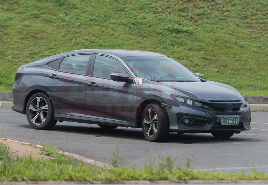 Flagra do novo Honda Civic
