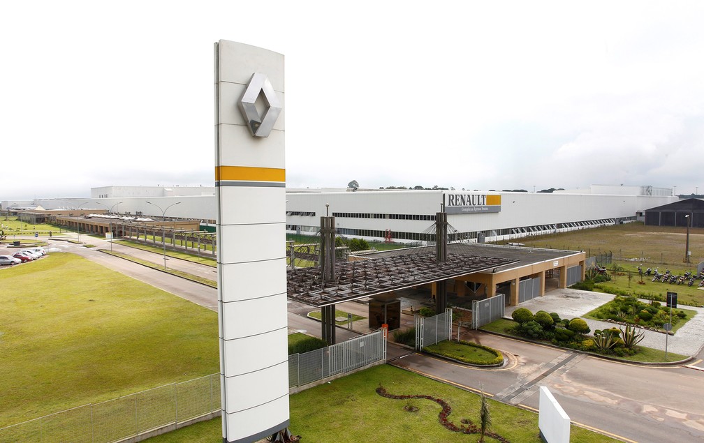Fábrica da Renault em São José dos Pinhais, no Paraná — Foto: Divulgação