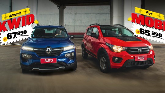 Renault Kwid x Fiat Mobi: qual é a melhor escolha entre os carros populares?