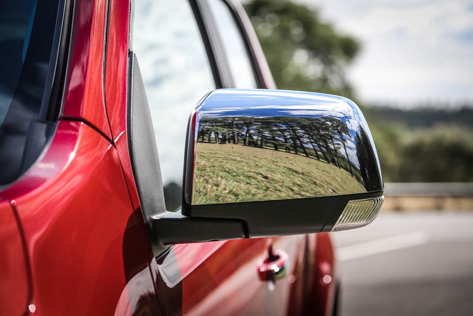 Retrovisor cromado da Chevrolet S10 High Country