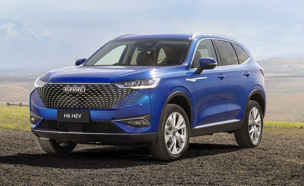 Haval H6, da Great Wall, será híbrido, mas deve uma das maiores autonomias no modo totalmente elétrico — Foto: Divulgação