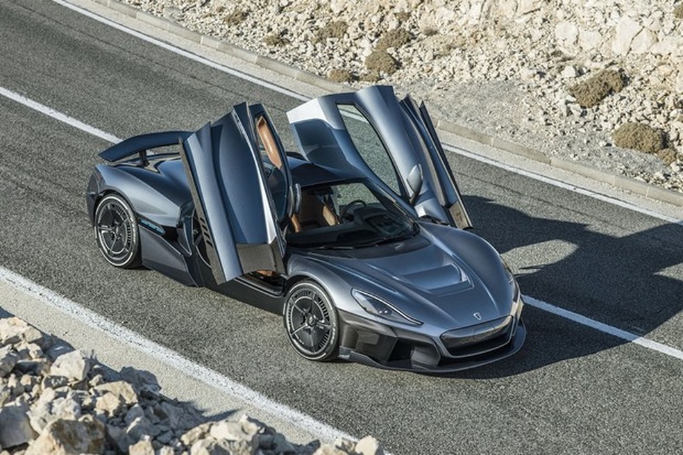 Rimac C_Two impressiona mais pelo uso de fibra de carbono que pelo visual (Foto: Divulgação) — Foto: Auto Esporte