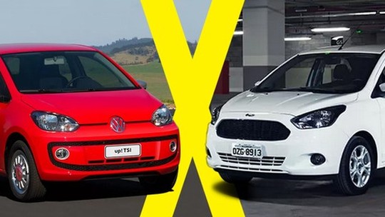 Jogo Rápido: Volkswagen move up! TSI X Ford Ka 1.5 SE