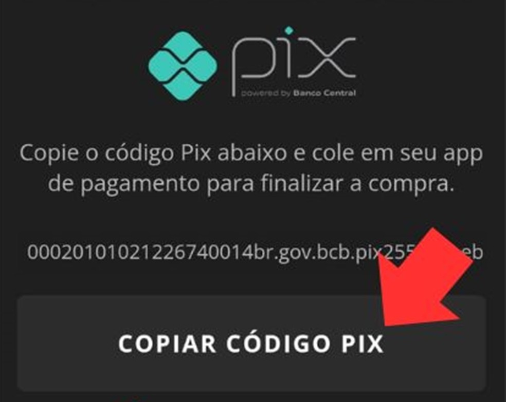 Código Pix é disponibilizado na própria plataforma da Uber antes de solicitar corrida — Foto: Reprodução/Aplicativo Uber
