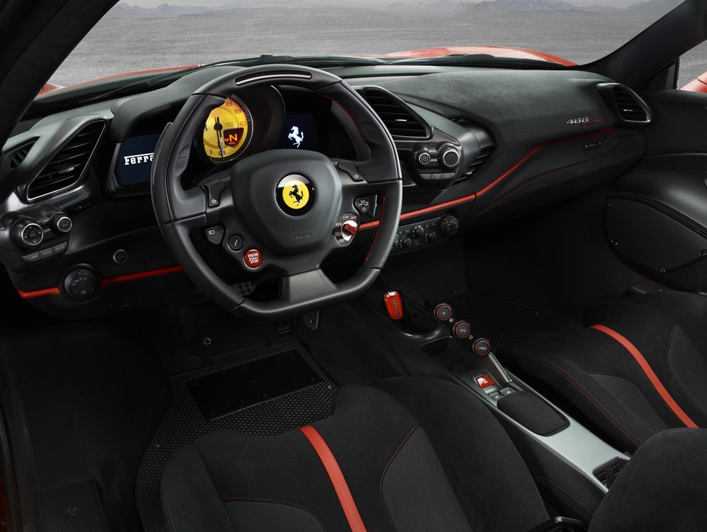 Ferrari 488 Pista — Foto: Ferrari/Divulgação