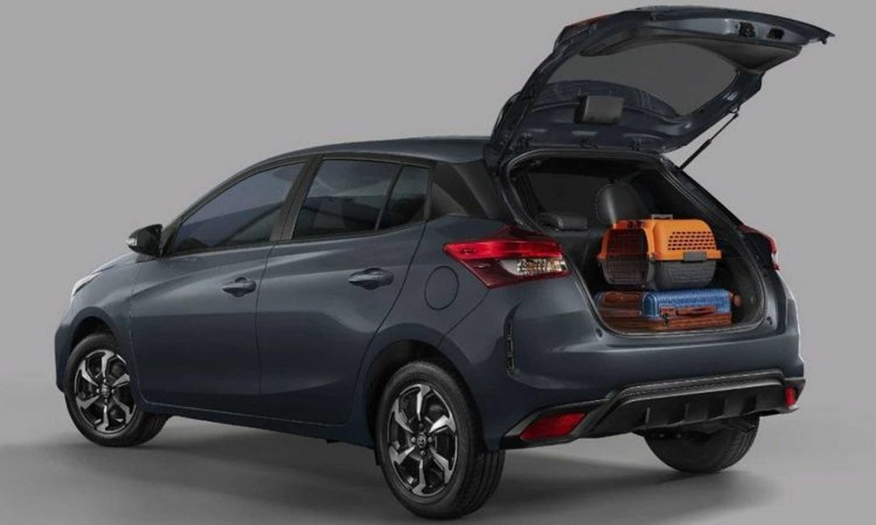 Traseira do Yaris tailandês muda pouco — Foto: Divulgação