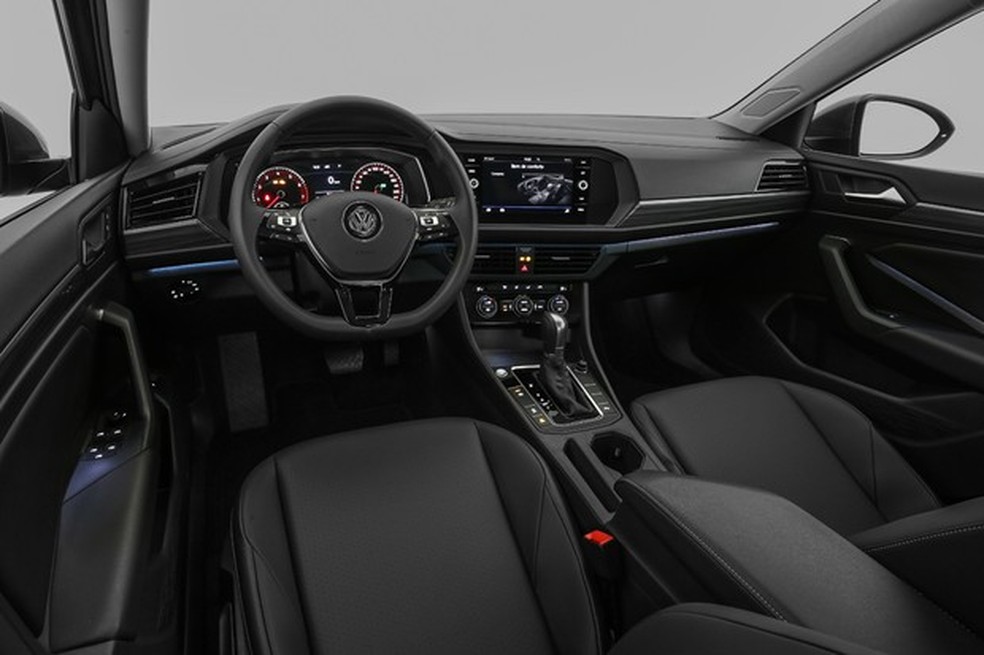 Cabine tem revestimentos macios e iluminação ambiente (Foto: Divulgação) — Foto: Auto Esporte