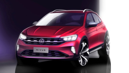 Volkswagen mostra desenho do Nivus na véspera do lançamento