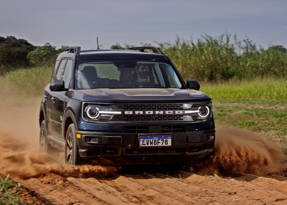 Com o Ford Bronco Sport dá para levar a família em aventuras na terra — Foto: Divulgação 