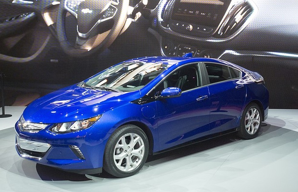 Chevrolet Volt no Salão de Detroit 2015 (Foto: Newspress) — Foto: Auto Esporte