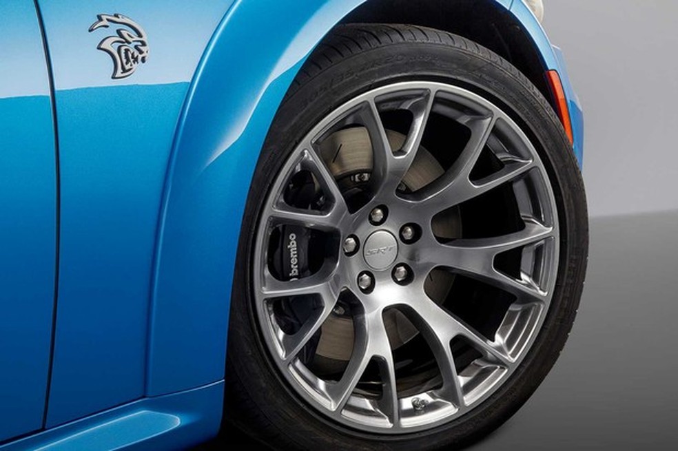 Detalhe da roda do novo Dodge Charger Daytona (Foto: Divulgação) — Foto: Auto Esporte